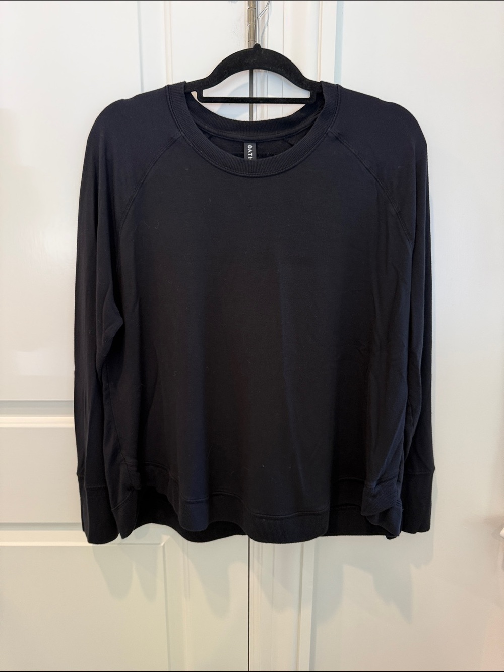 Athleta Black Mindset Crewneck Pullover Size 1X